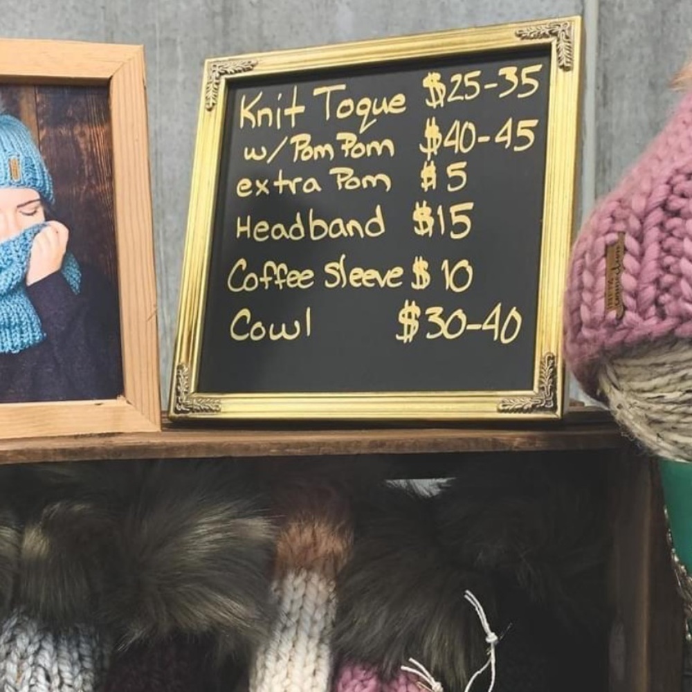 Infix connection purple wool toque/ Artisan made(5) - Picture 5 of 5